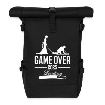 Wedding Loading 2025 Game Over - Sac à dos roll top - noir - Devant