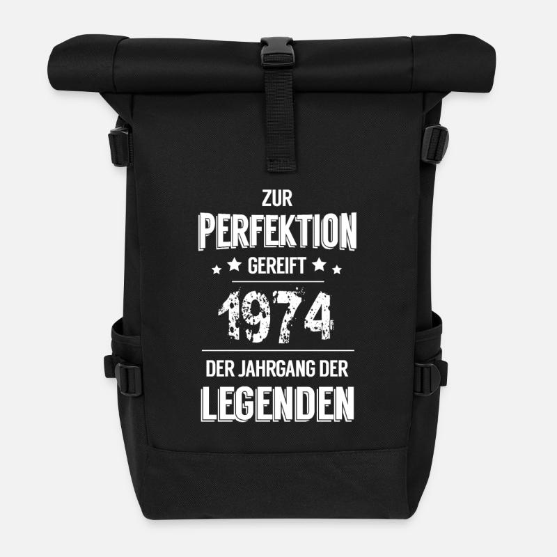 Legenden 1974 - Rolltop Rucksack - Schwarz