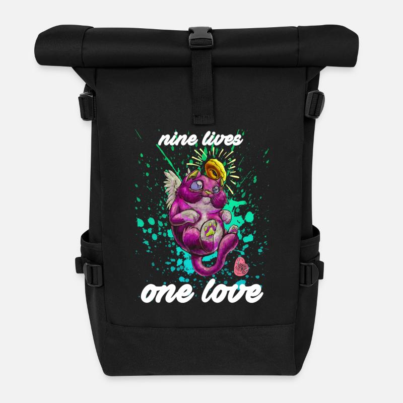 un amour - Sac à dos roll top - noir