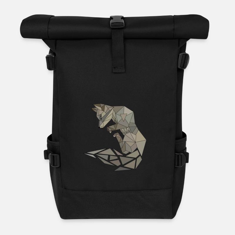 Geo-fox - Rolltop Rucksack - Schwarz