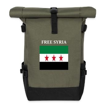 Syrie libre - Sac à dos roll top - olive/noir - Devant