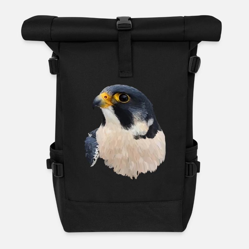 Wanderfalke - Rolltop Rucksack - Schwarz