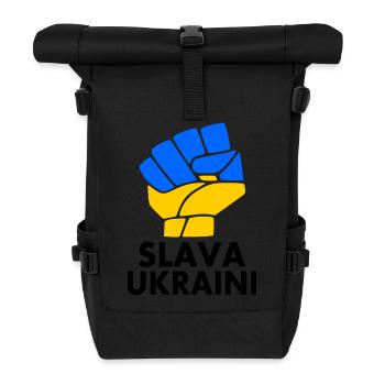 Ukraine - Sac à dos roll top - noir - Devant