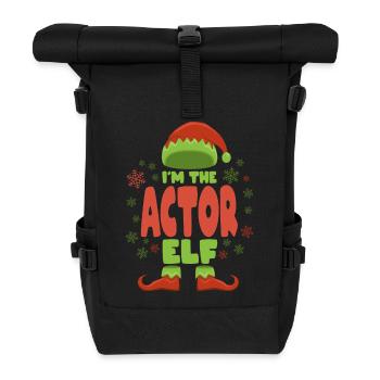 Schauspieler Weihnachtself - Rolltop Rucksack - Schwarz - Vorne