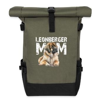 Leonberger - Sac à dos roll top - olive/noir - Devant