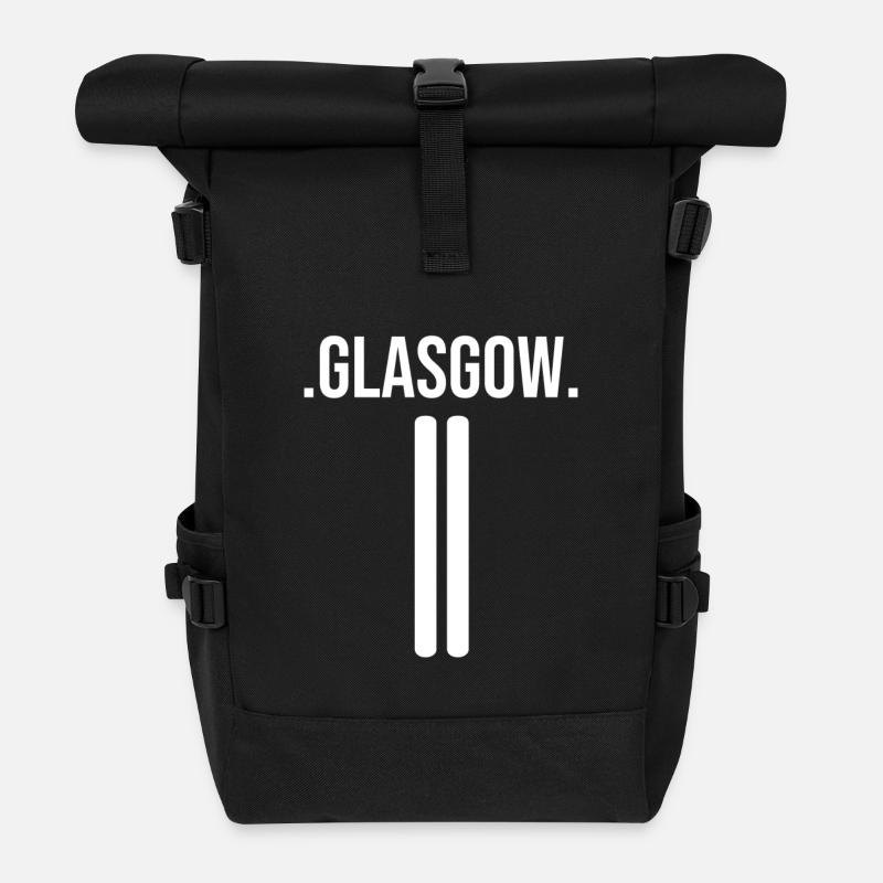 Glasgow Fischerhut - Rolltop Rucksack - Schwarz