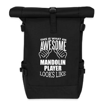 Mandolin - Roll Top Backpack - black - Front