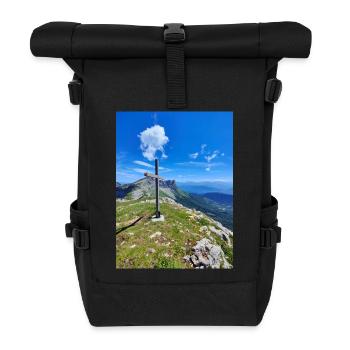 Rocher de la Balme in the Vercors - Roll Top Backpack - black - Front