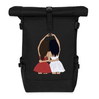 Meilleur ami - Sac à dos roll top - noir - Devant