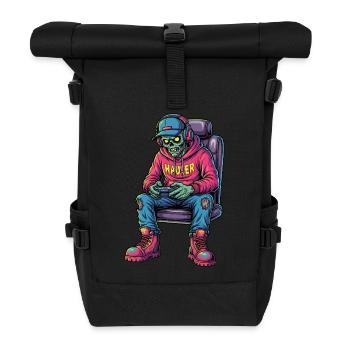 Undead Gamer : Zombie Gamer Trucker - Sac à dos roll top - noir - Devant