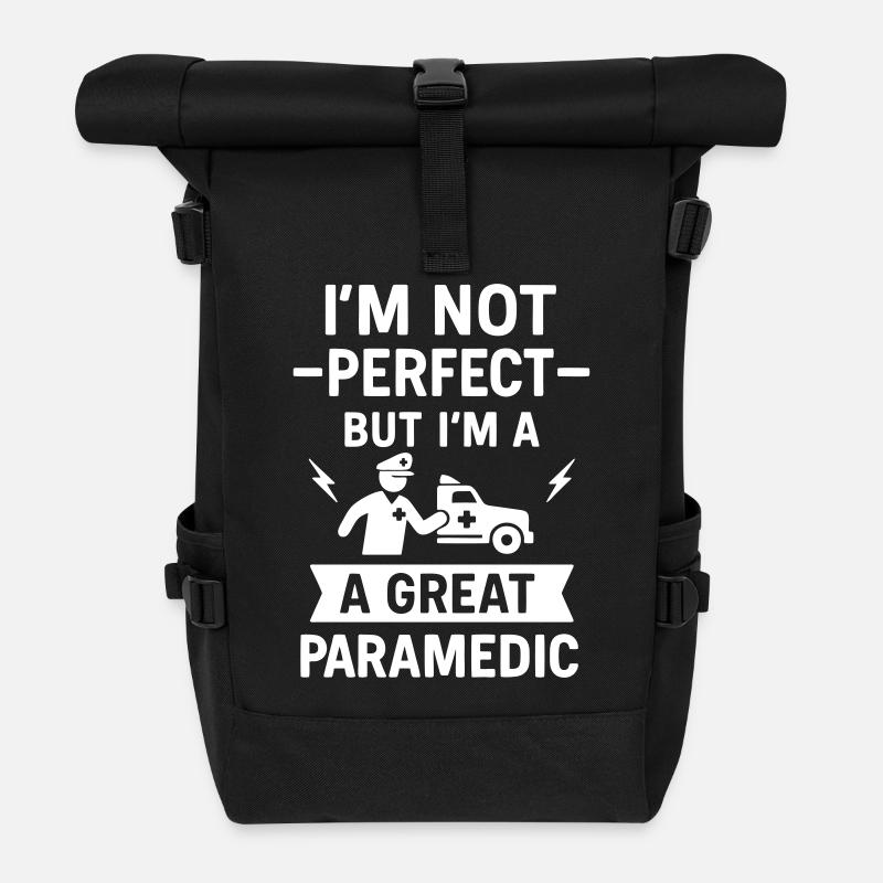 Super secours paramédical - Sac à dos roll top - noir