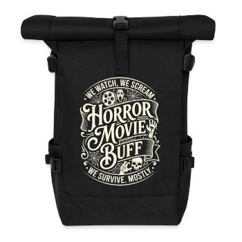 Cercle de fans de films d’horreur - Sac à dos roll top - noir - Devant