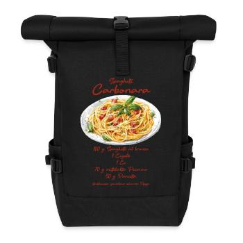 Carbonara - Sac à dos roll top - noir - Devant