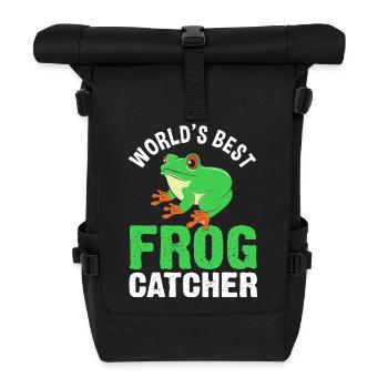 Tree Frog Frog - Roll Top Backpack - black - Front
