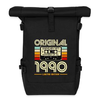 Original 1990 Retro Cassette Limited - Roll Top Backpack - black - Front