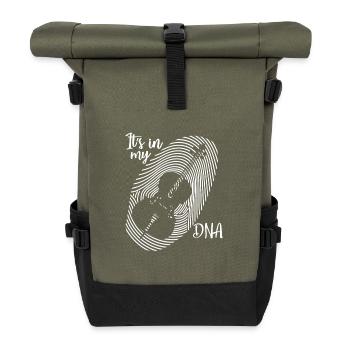 Cello Cello Player KLassische Musik - Roll Top Backpack - olive/black - Front