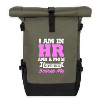 HR Manager - Roll Top Backpack - olive/black - Front