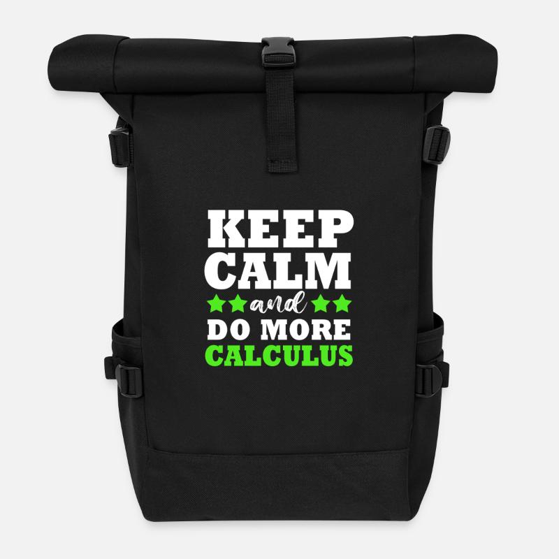 Mathematik mathematisch Mathe Mathematiker - Rolltop Rucksack - Schwarz