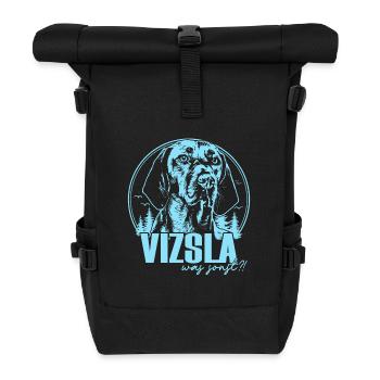 Vizsla - Rolltop Rucksack - Schwarz - Vorne