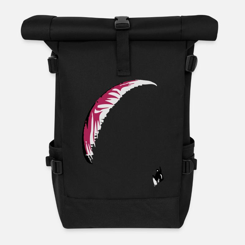 Paraglider - Sac à dos roll top - noir