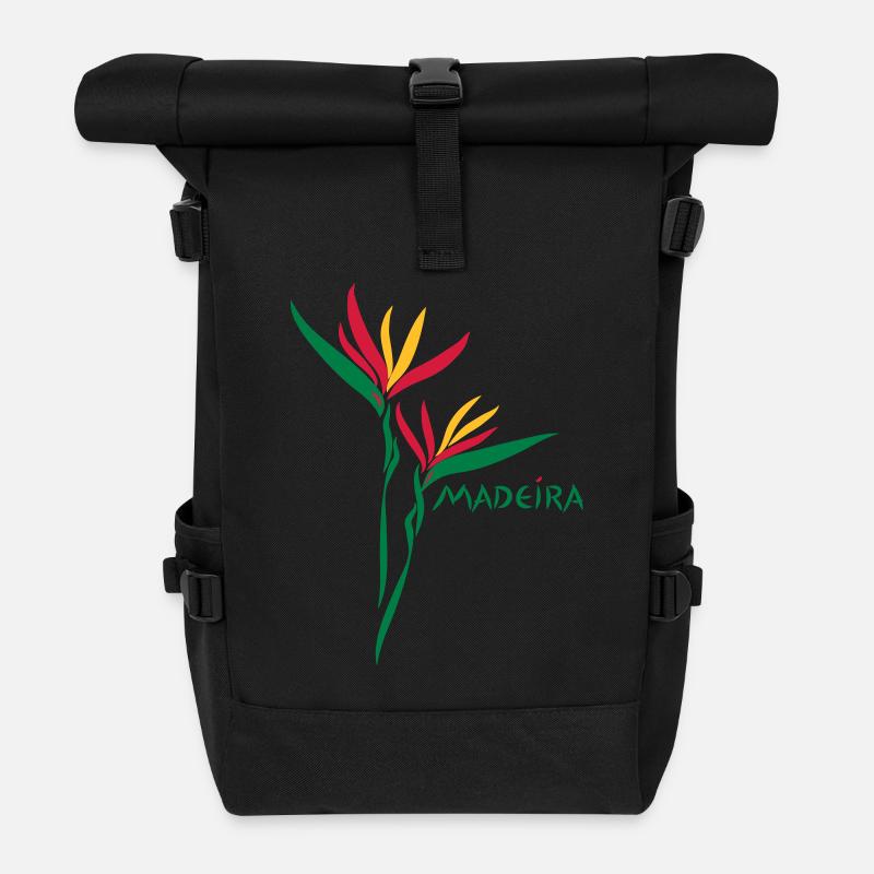Madeira Strelizia - Rolltop Rucksack - Schwarz