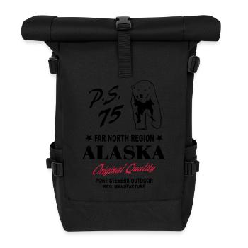 Alaska - Polar Bear - Rolltop Rucksack - Schwarz - Vorne