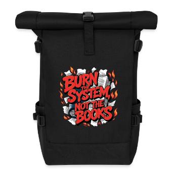 Brûler le système - Sac à dos roll top - noir - Devant