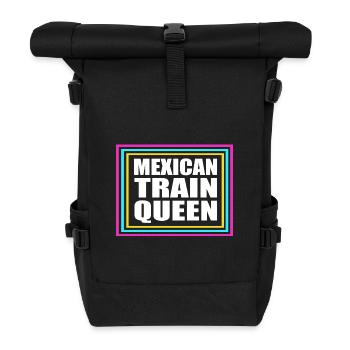 Domino Mexican Train - Rolltop Rucksack - Schwarz - Vorne
