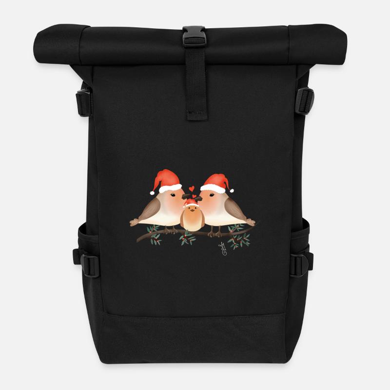 ROUGE_GORGE_2025 - Rolltop Rucksack - Schwarz