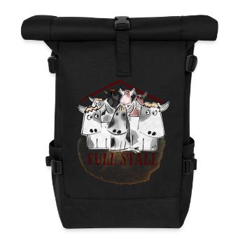 Full Stall - Roll Top Backpack - black - Front