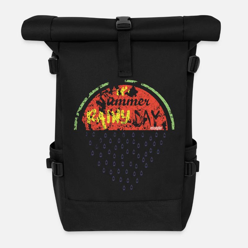 eissegler summer melon rain - Rolltop Rucksack - Schwarz