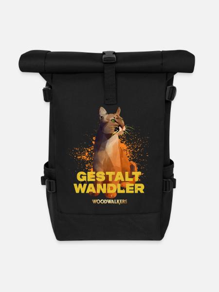Woodwalkers Film Gestaltwandler  - Rolltop Rucksack - Schwarz