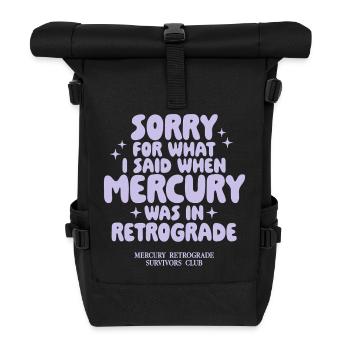 Club des survivants de Mercure rétrograde - Sac à dos roll top - noir - Devant