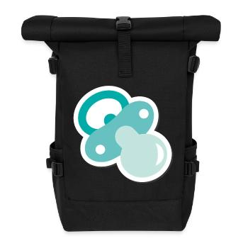 Pacifier - Roll Top Backpack - black - Front