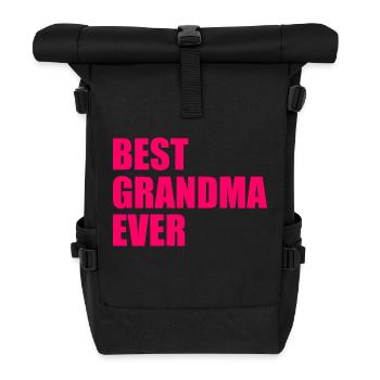 Best grandma ever - Rolltop Rucksack - Schwarz - Vorne