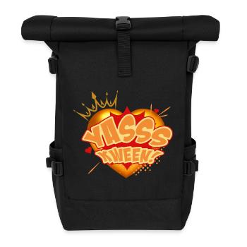 Yasss Kween! - Roll Top Backpack - black - Front