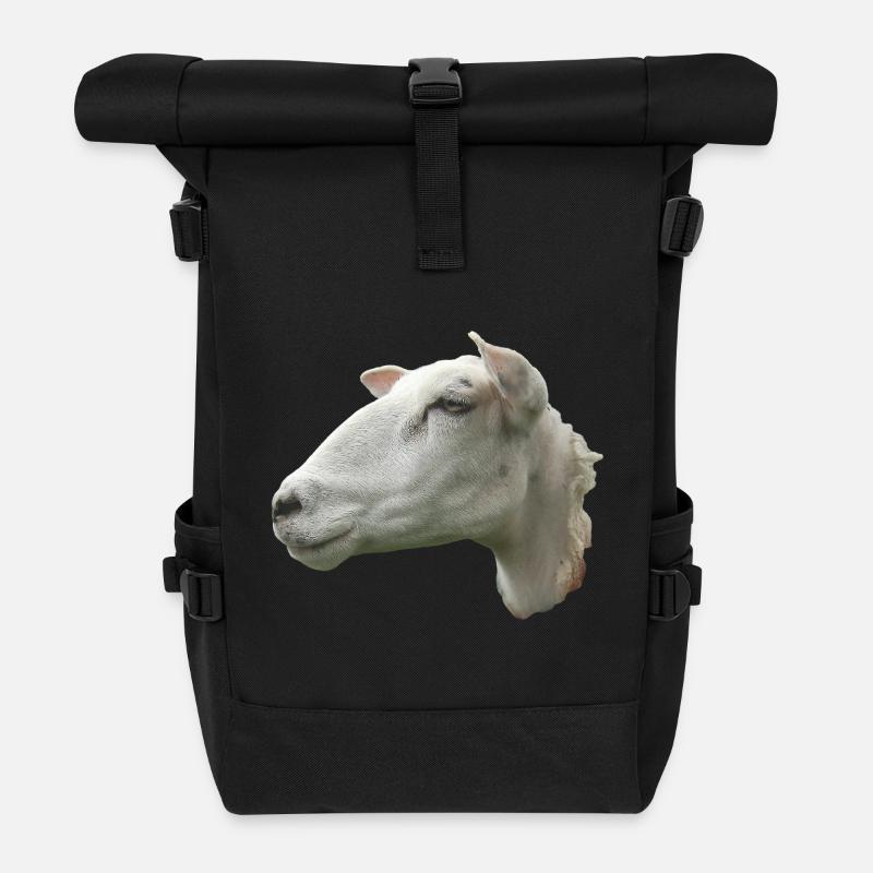 Schafkopf - Rolltop Rucksack - Schwarz