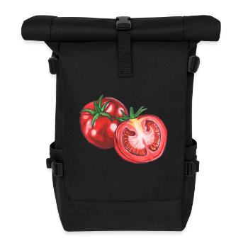 Tomate - Rolltop Rucksack - Schwarz - Vorne