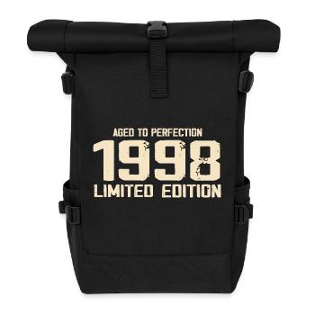 1998 Edition limitée 1998 Anniversaire 1998 Rétro - Sac à dos roll top - noir - Devant