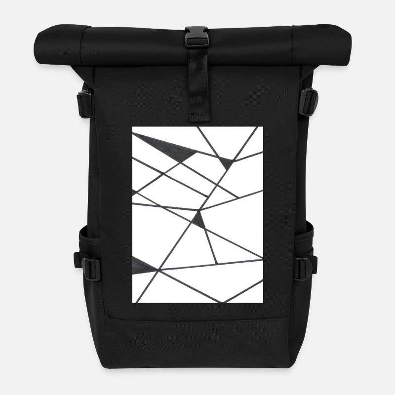 Glue - Roll Top Backpack - black