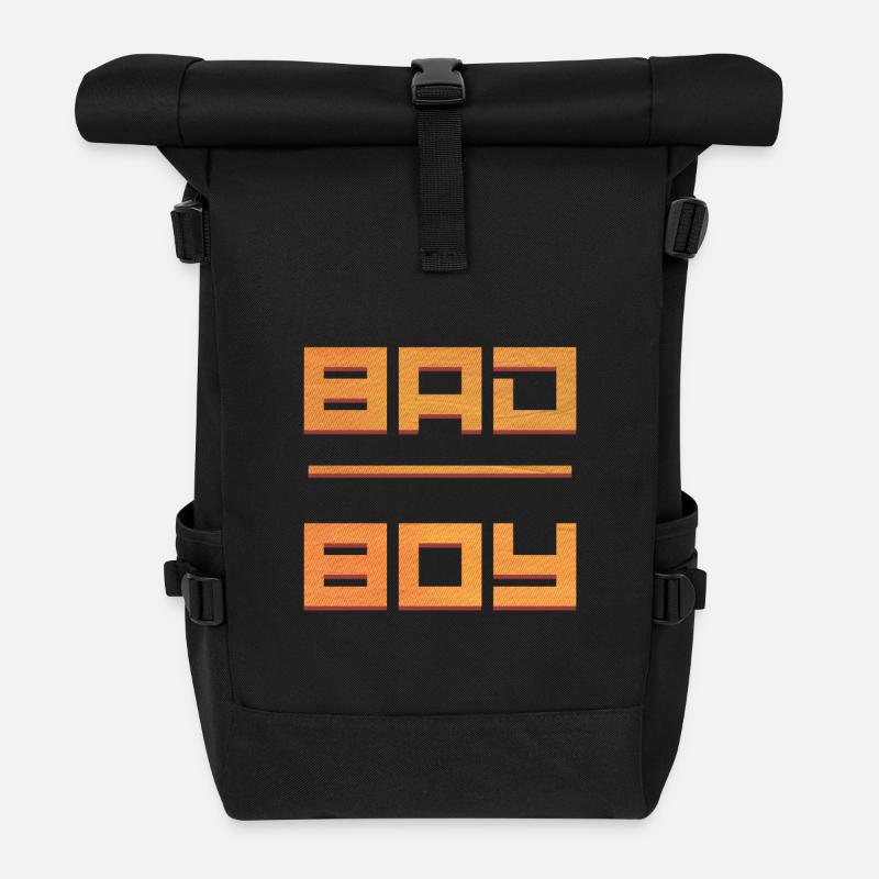Bad Boy - Sac à dos roll top - noir