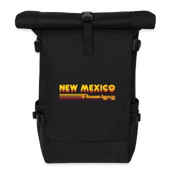 cool New Mexico USA states design - Roll Top Backpack - black - Front