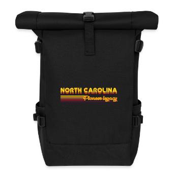 design cool des États de Caroline du Nord aux États-Unis - Sac à dos roll top - noir - Devant