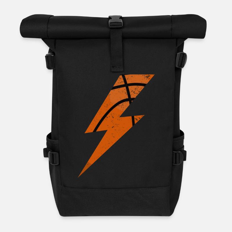 Energetic Basketball Blitz - Roll Top Backpack - black