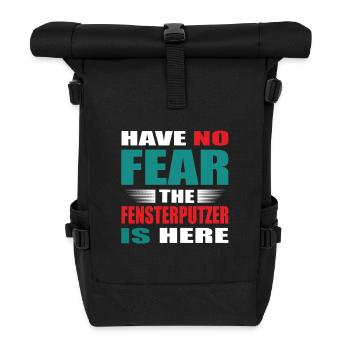 N’ayez crainte, le Fensterputzer est là Tenue - Sac à dos roll top - noir - Devant