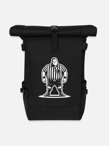 Conception de l’arbitre – Pour de vrais arbitres avec du style - Sac à dos roll top - noir