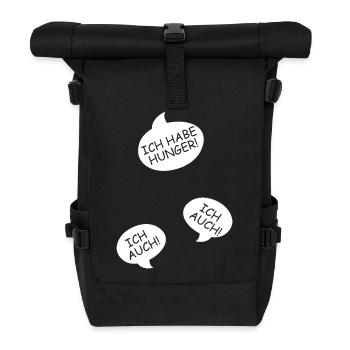 Annonce de la grossesse Maman des triplés Maman - Sac à dos roll top - noir - Devant