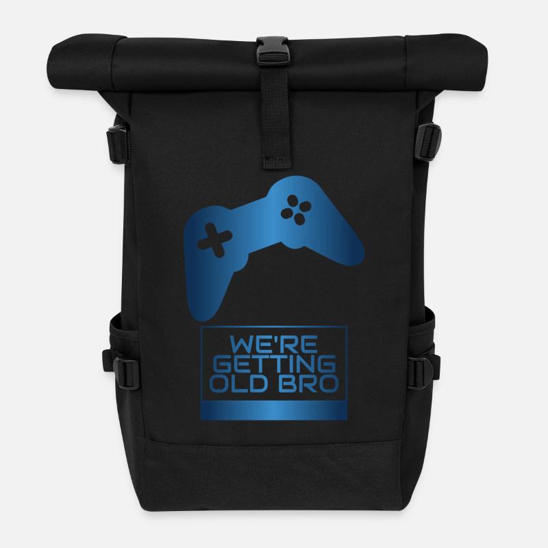 Wir werden älter, Bruder Manette - Rolltop Rucksack - Schwarz