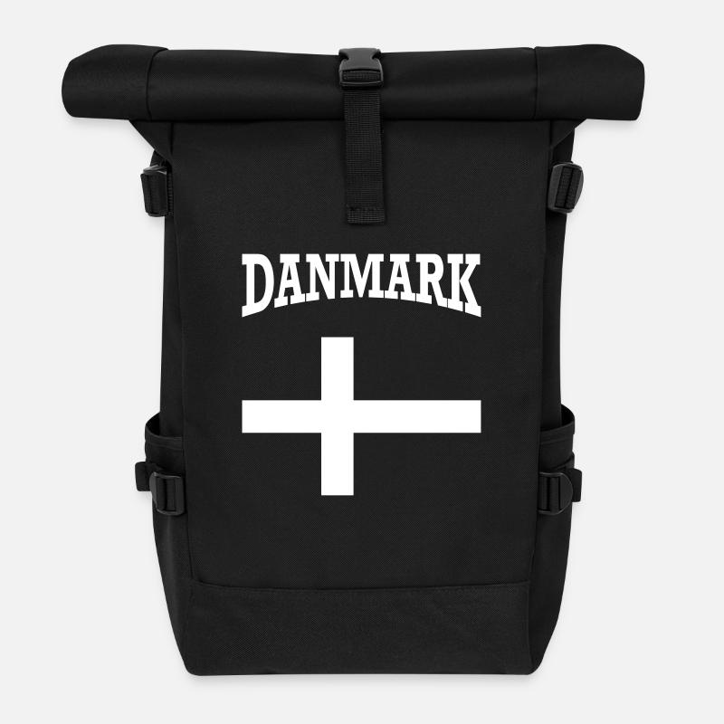 Danmark - Rolltop Rucksack - Schwarz