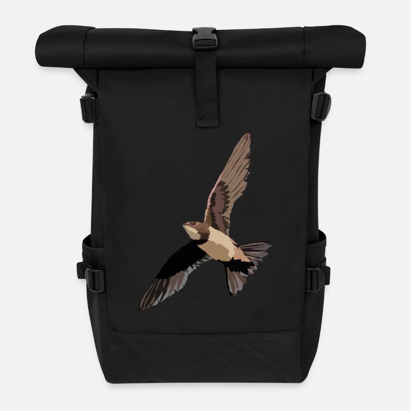 Alpensegler - Rolltop Rucksack - Schwarz